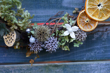 ナチュラル素材のリース