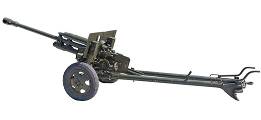Artillery gun from the World War II age