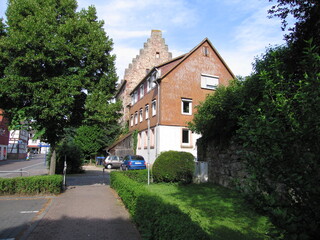 Fototapeta na wymiar Tempelhaus in Erbach im Odenwald in Hessen