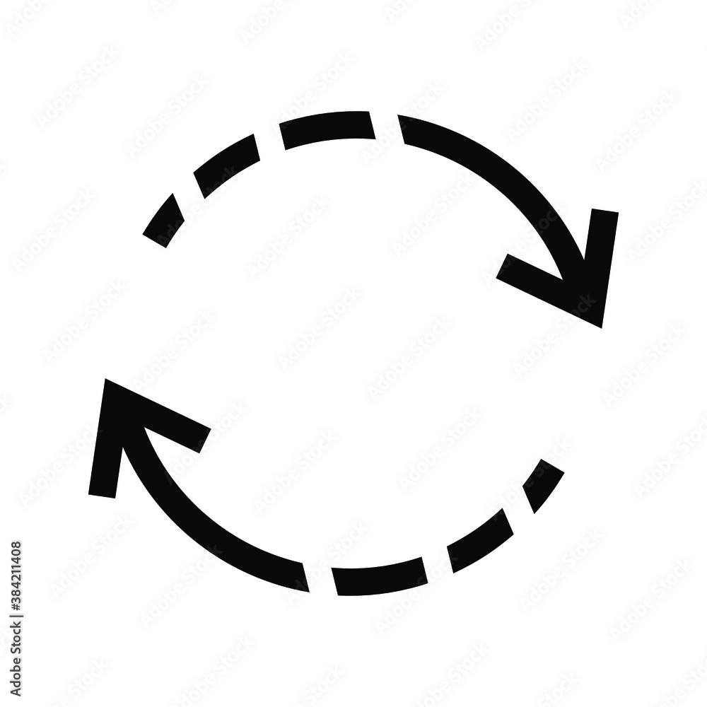 Poster loading progress or load circle icon. on white background
