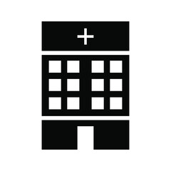 Obraz premium hospital building icon vector design templte. eps 10