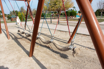 children's playground in the park