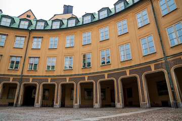 Fototapeta na wymiar Old Town in Stockholm (Gamla Stan)