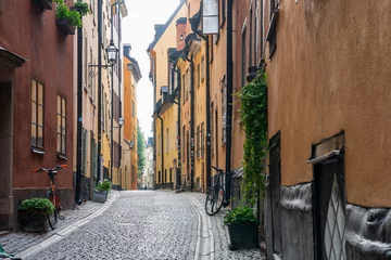 Foto op Canvas Old Town in Stockholm (Gamla Stan) © Xavi Lapuente