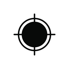 target icon with a white background. eps 10