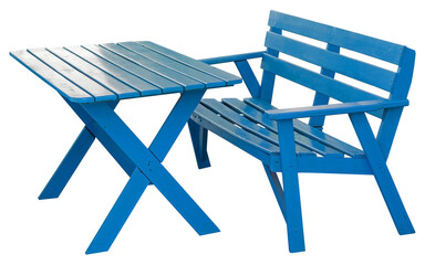 wooden table and chair