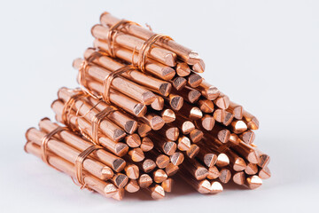 Copper wire scrap pile secondary raw materials