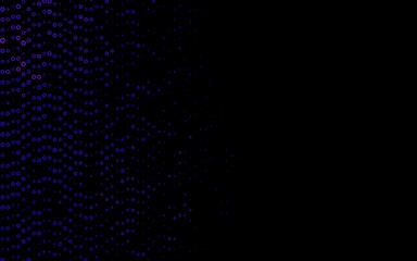 Dark Purple vector layout with circle shapes.