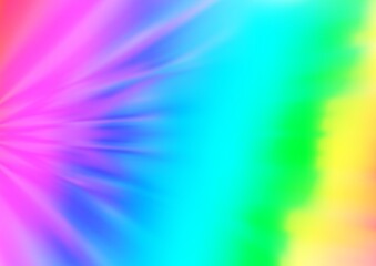 Obraz premium Light Multicolor, Rainbow vector abstract blurred pattern.