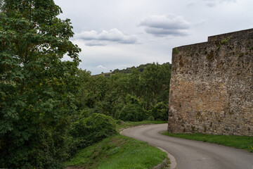 Fototapeta na wymiar Road behind The Castle