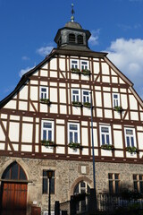 Fototapeta na wymiar Fassade Altes Rathaus in Homberg / Efze