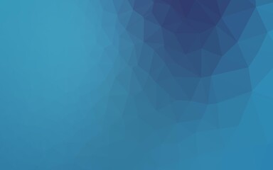 Light BLUE vector polygon abstract backdrop.