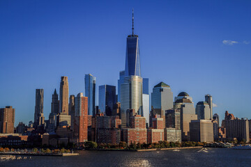 View of Lower Manhattan from the Hudson River