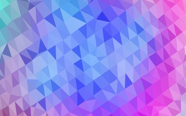 Light Multicolor, Rainbow vector abstract mosaic background.
