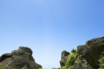 岩場