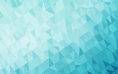 Light BLUE vector low poly texture.