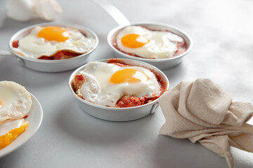 boiled egg with rice