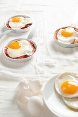 fried egg on a plate