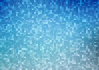 Light BLUE vector background with rectangles.