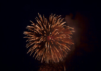 Fototapeta premium fireworks in the night sky