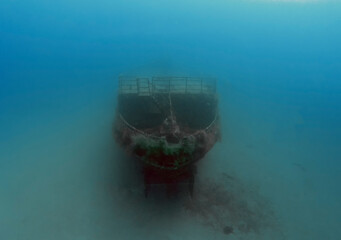 The wreck of the MV Karwela near Gozo, Malta