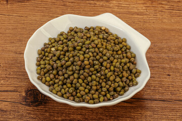 Vegetarian cuisine - dry green lentil