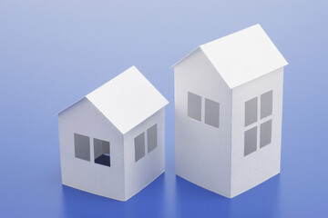 ペーパークラフトの家