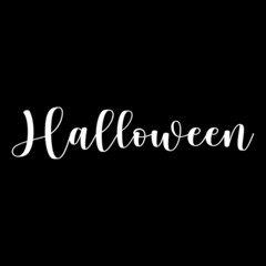 Halloween typography editable vector design