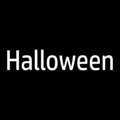 Halloween typography editable vector design