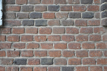 red brick wall