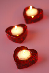 バレンタインデー　キャンドル