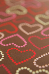 ハート模様のペーパー