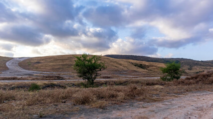 landscape with clouds