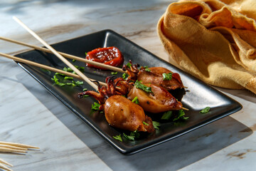 Grilled Calamari Squid Satay