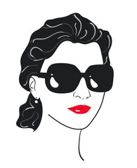 Beautiful woman portrait