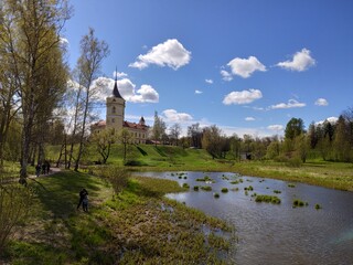 landscape with a church