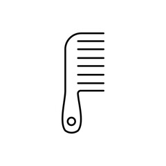 comb icon element of barbershop icon for mobile concept and web apps. Thin line comb icon can be used for web and mobile. Premium icon on white background