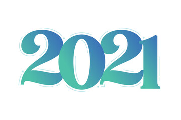 Happy New Year, Happy 2021, 2021, New Year, Two Thousand Twenty One, Twenty Twenty-One, Vector Text Illustration Background