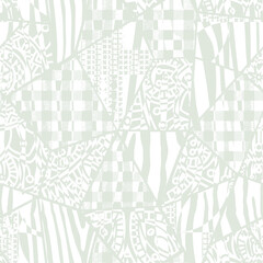 Modern leopard seamless pattern. Creative colorful collage pattern. Fashionable template for design.