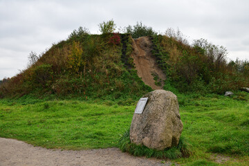 Burial mound of prince Oleg Prophet, Staraya Ladoga. Russia