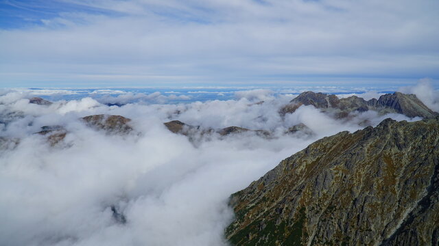 Tatry w chmurach