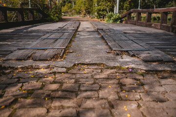 wooden walkway