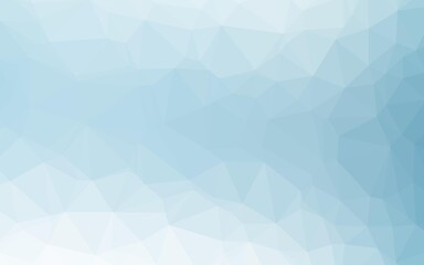 Light BLUE vector low poly layout.