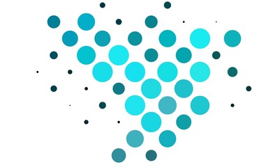 Light Blue, Green vector background with bubbles.
