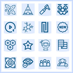 Radical  related simple set. 16  lineal © Nana