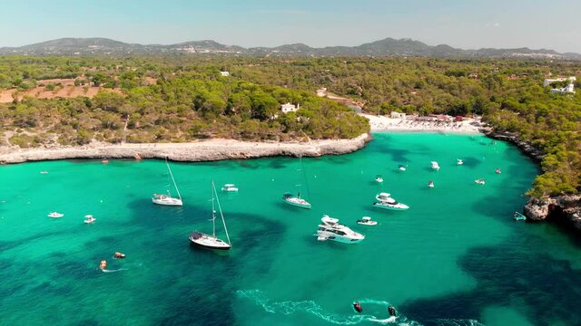 Cala Mondrago, Parque Natural de Mondrago, Mallorca. Spain