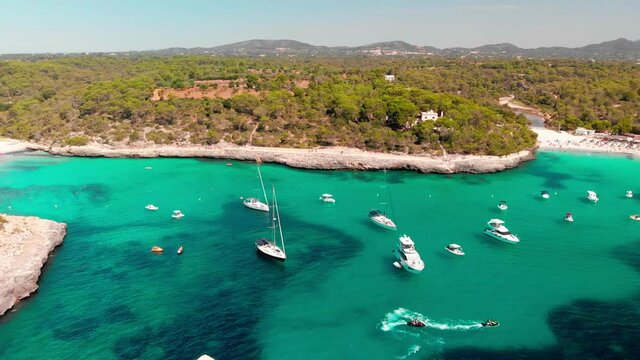 Cala Mondrago, Parque Natural de Mondrago, Mallorca. Spain