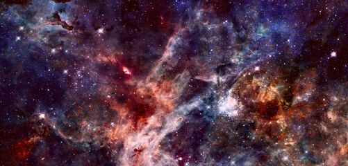 Obraz na płótnie Canvas Outer space. Elements of this image furnished by NASA