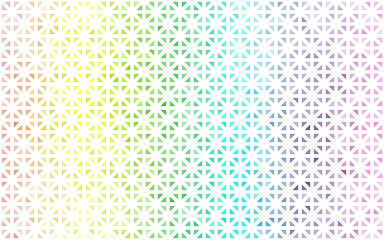 Light Multicolor, Rainbow vector layout with lines, triangles.