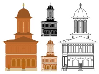 The Kretzulescu Church in Bucharest.